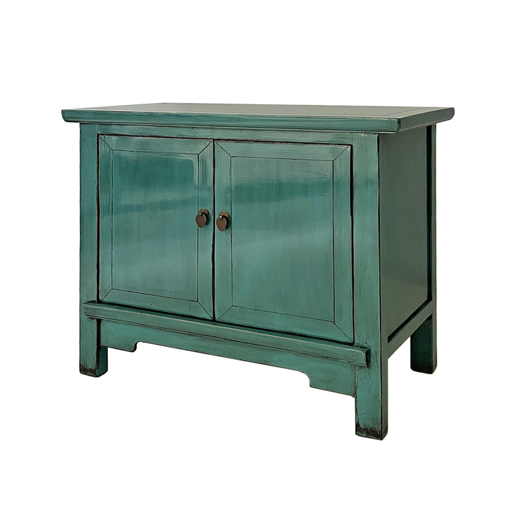    CHINA CHEST, COBALT