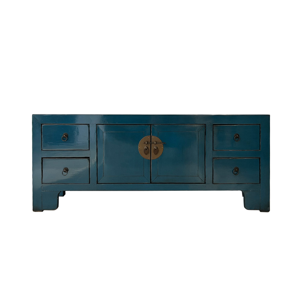    LUCA CHINA TV CONSOLE, COBALT