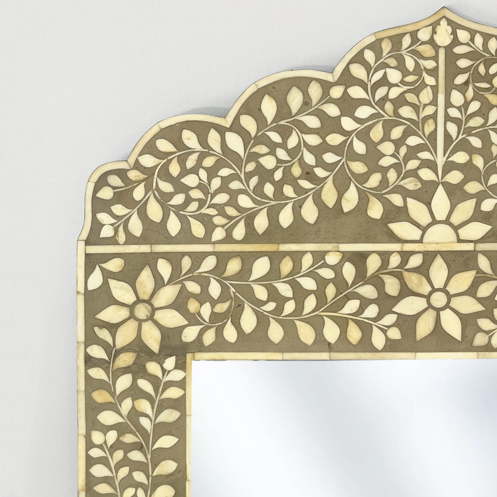    BONE INLAY MIRROR
