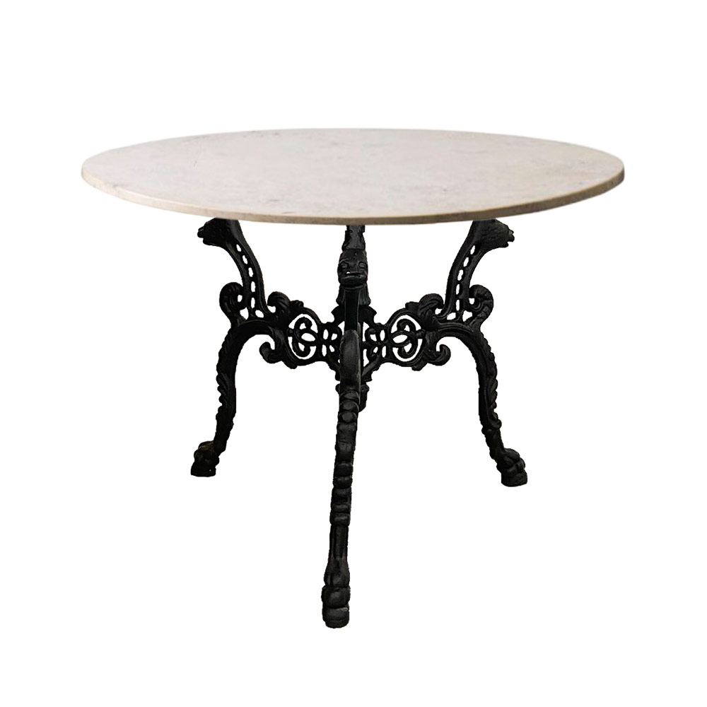    CAST IRON TABLE BASE, ROUND