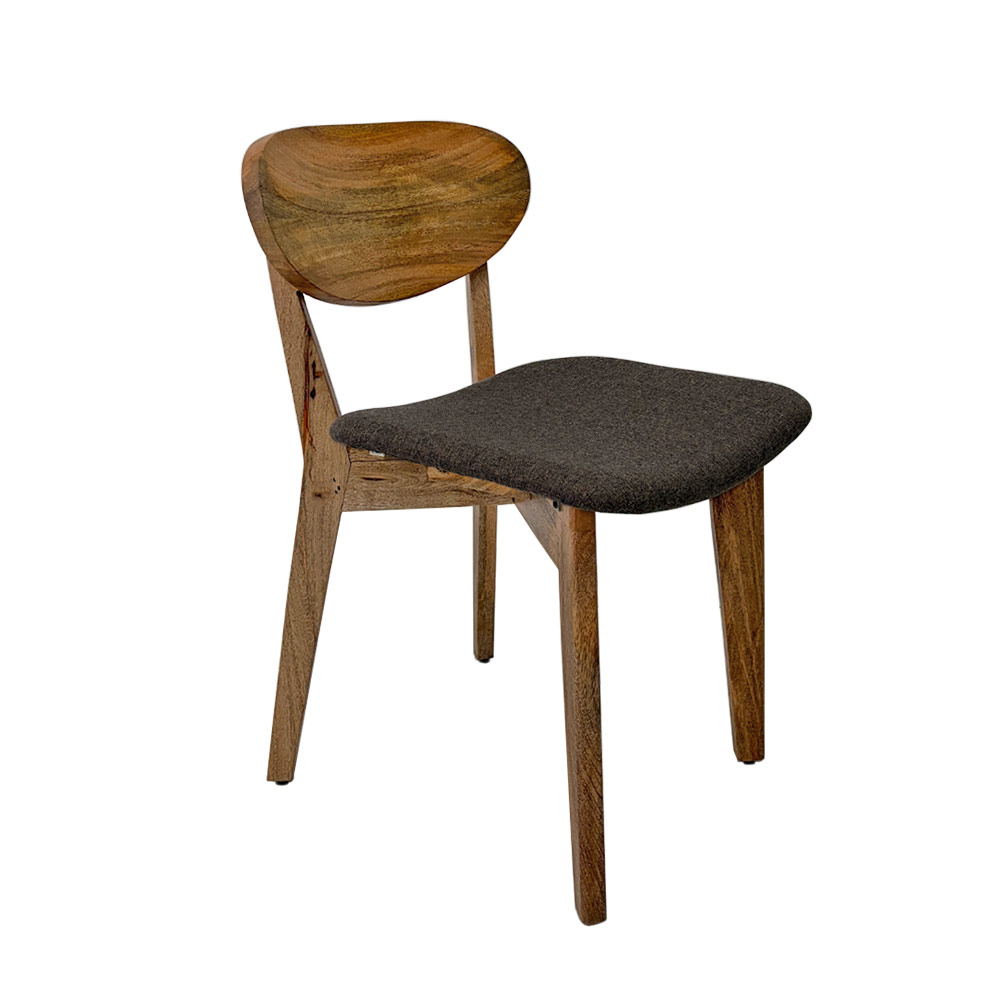    VIK CHAIR, DARK BROWN