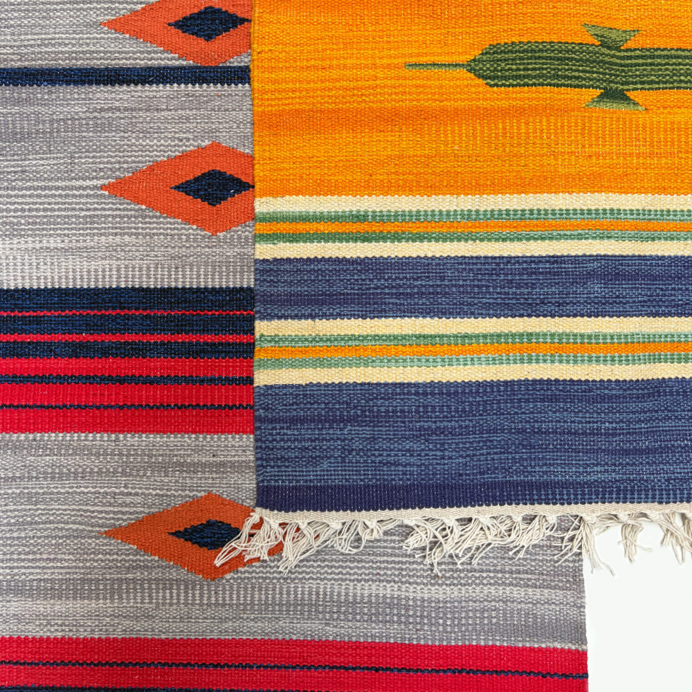    STRIPE RUNNER KELIM, ORANGE