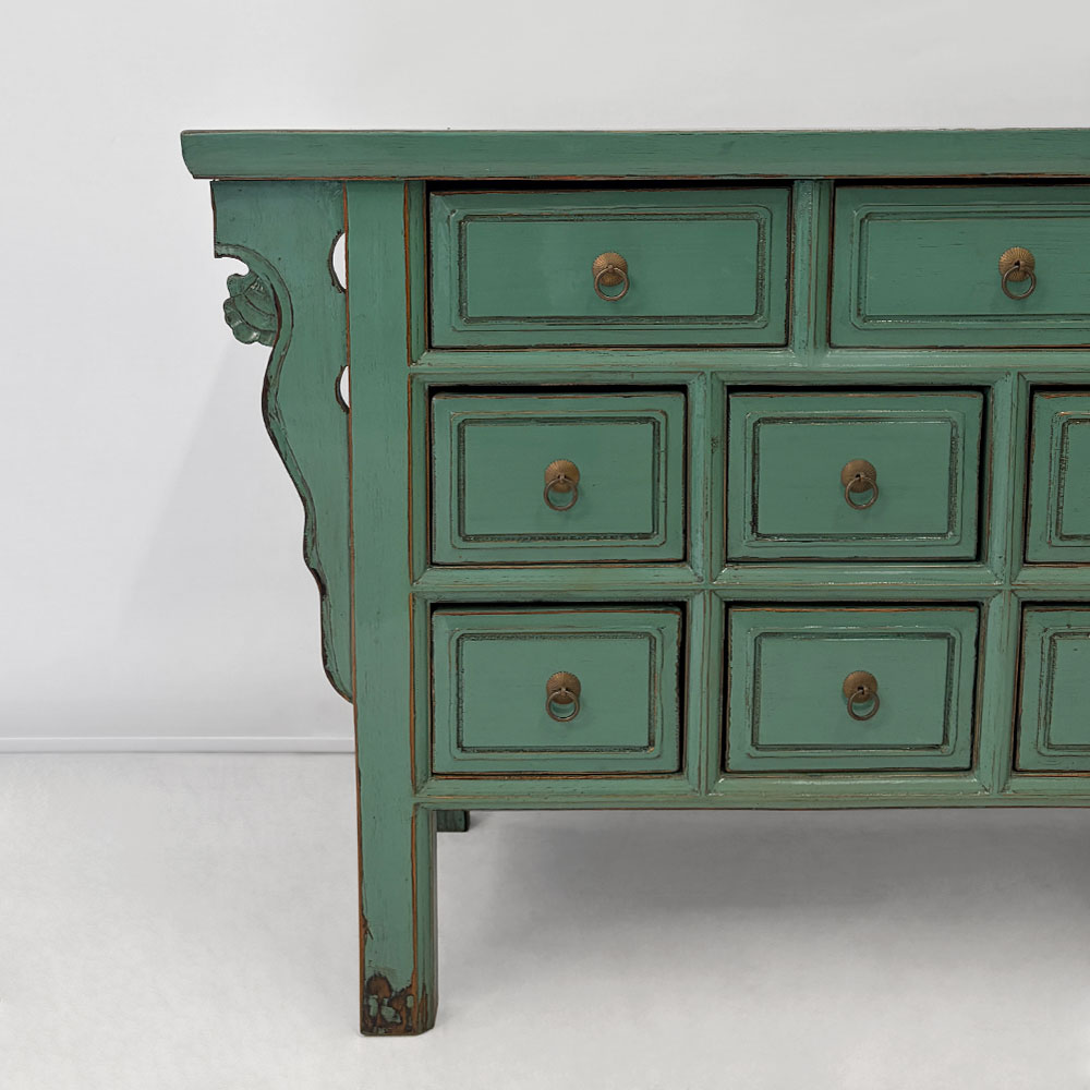    CHINA CARVED WING CHEST, LARGE