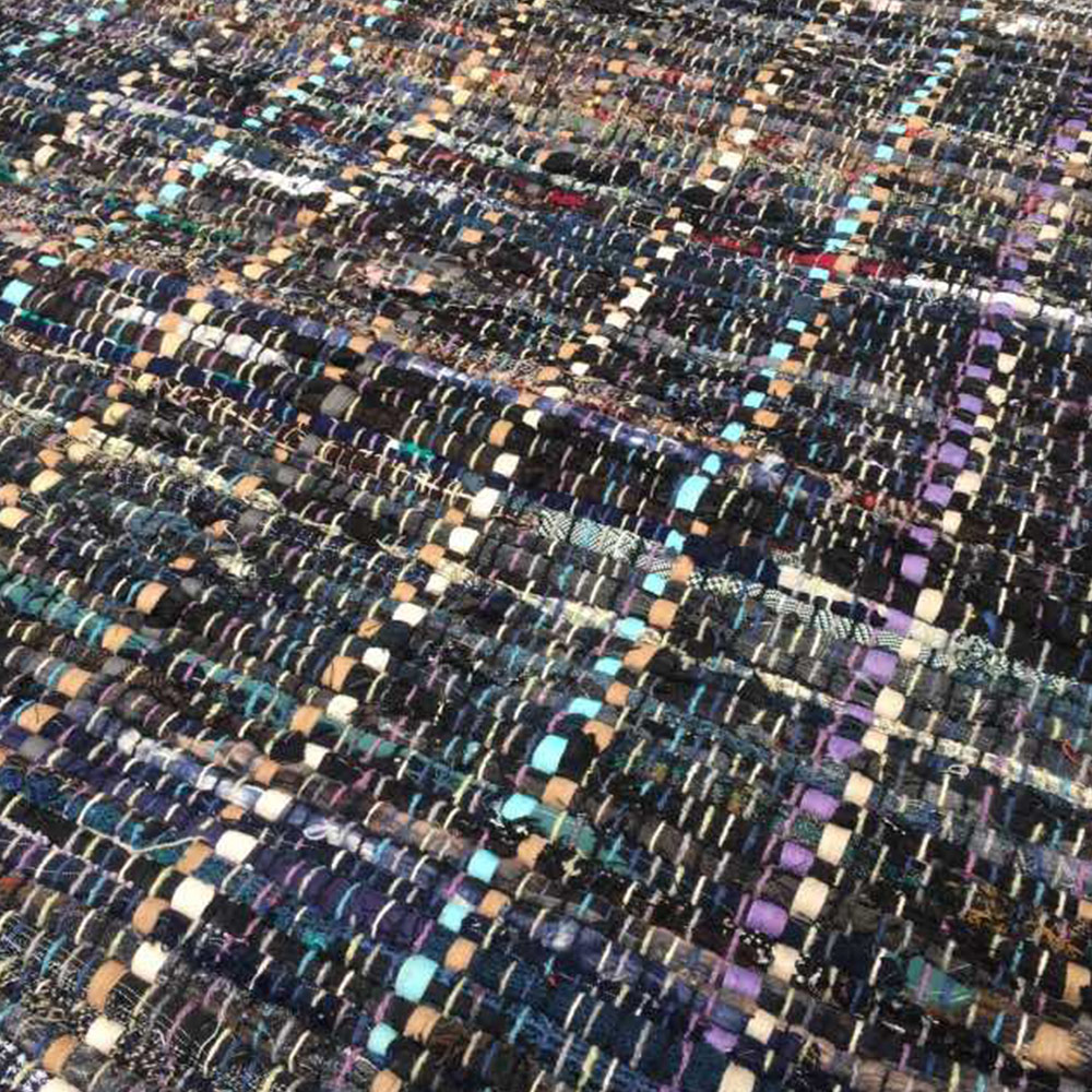    TWEED RUG, NAVY