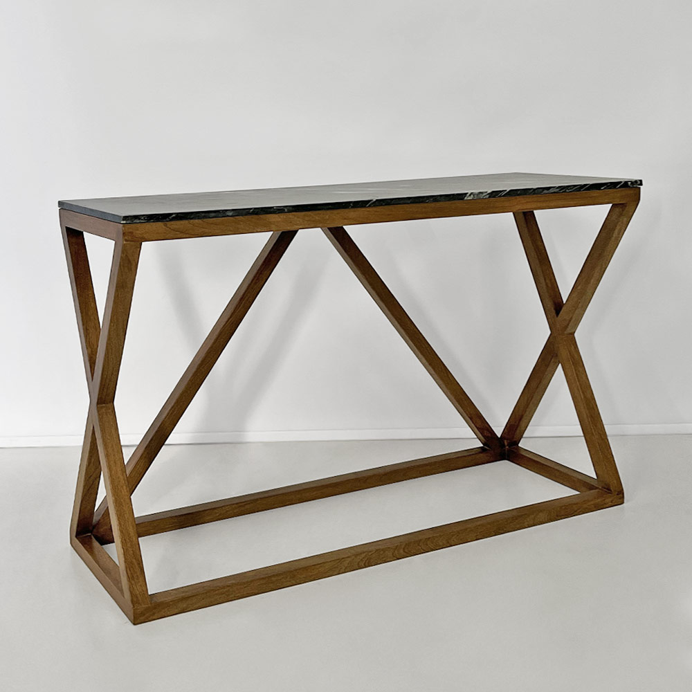 LOREN CONSOLE WITH BLACK MARBLE