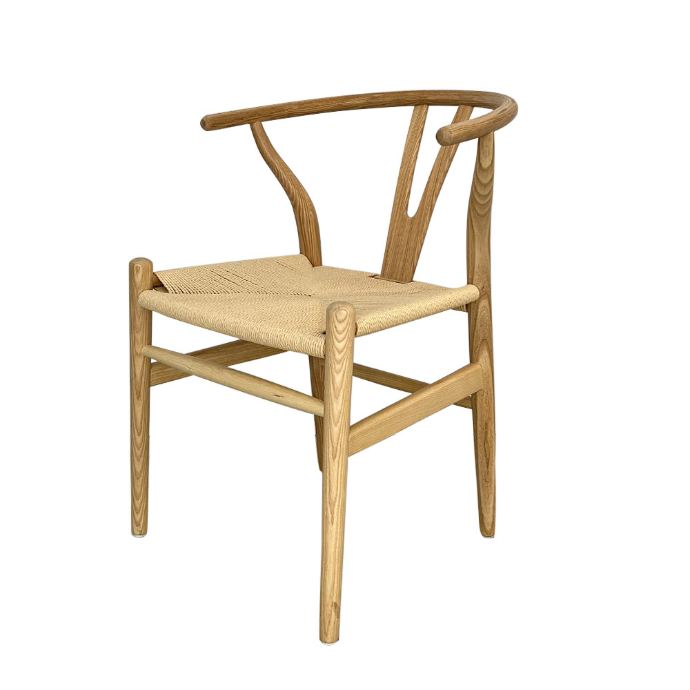WISHBONE CHAIR, NATURAL FINISH 