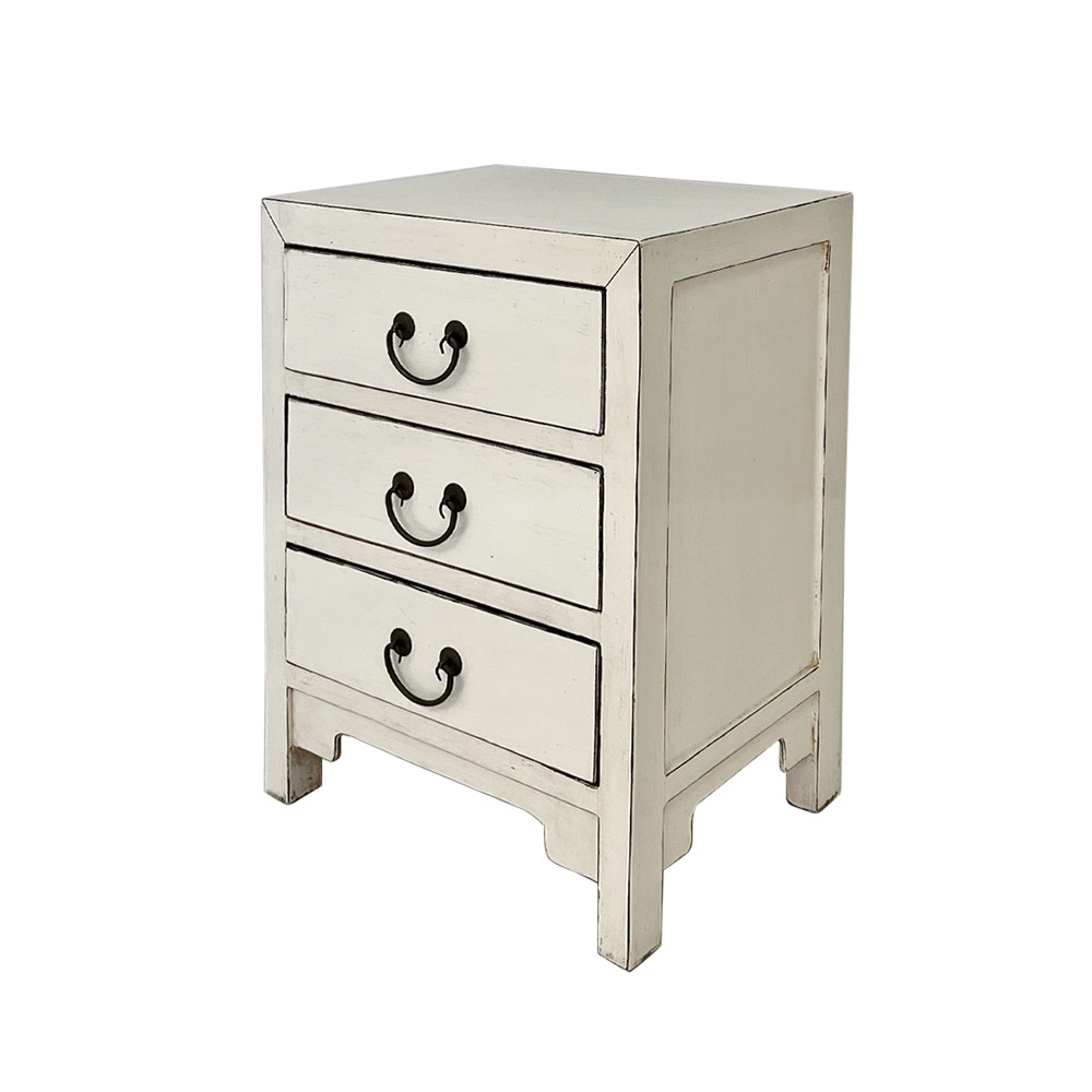 LAYLA CHINA BEDSIDE, WHITE