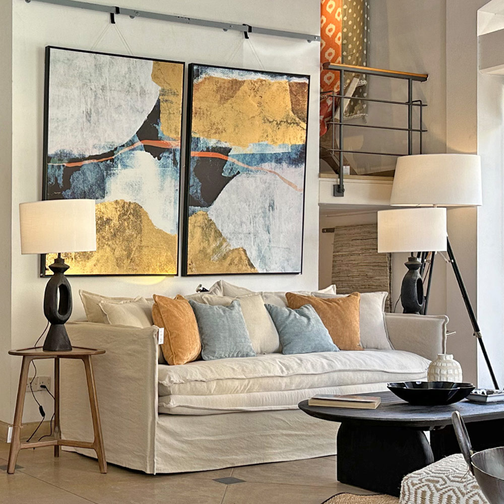 SYMI LINEN SOFA