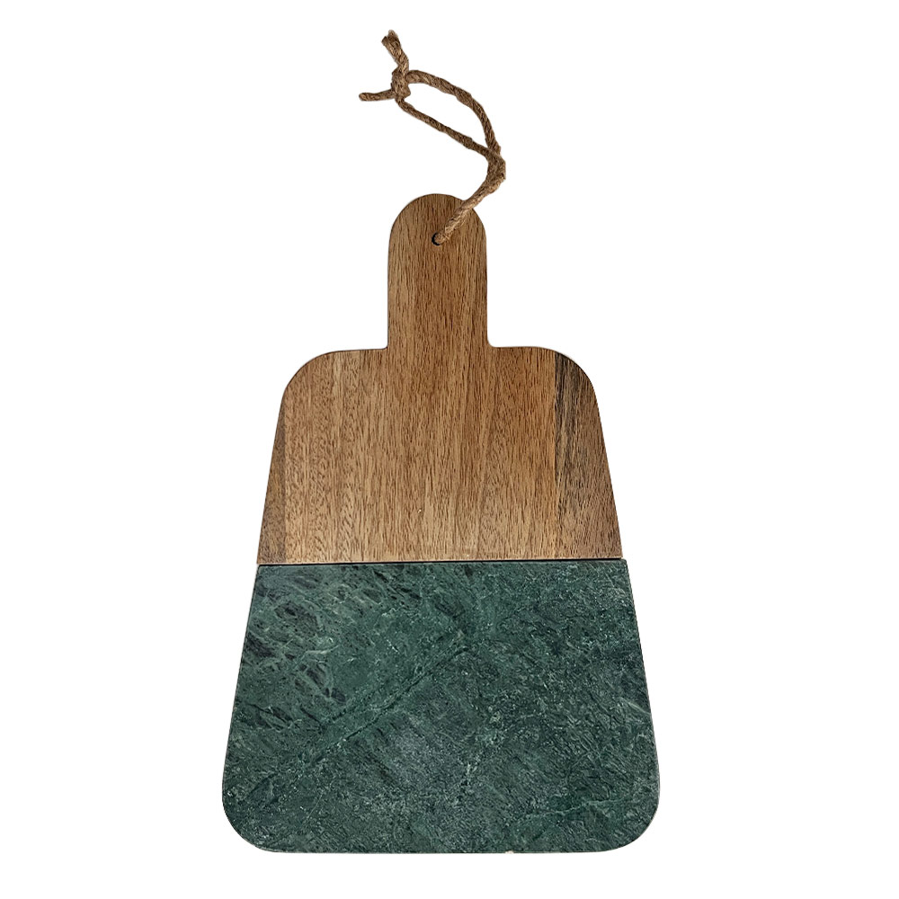 CHOPPING BOARD, GREEN MARBLE