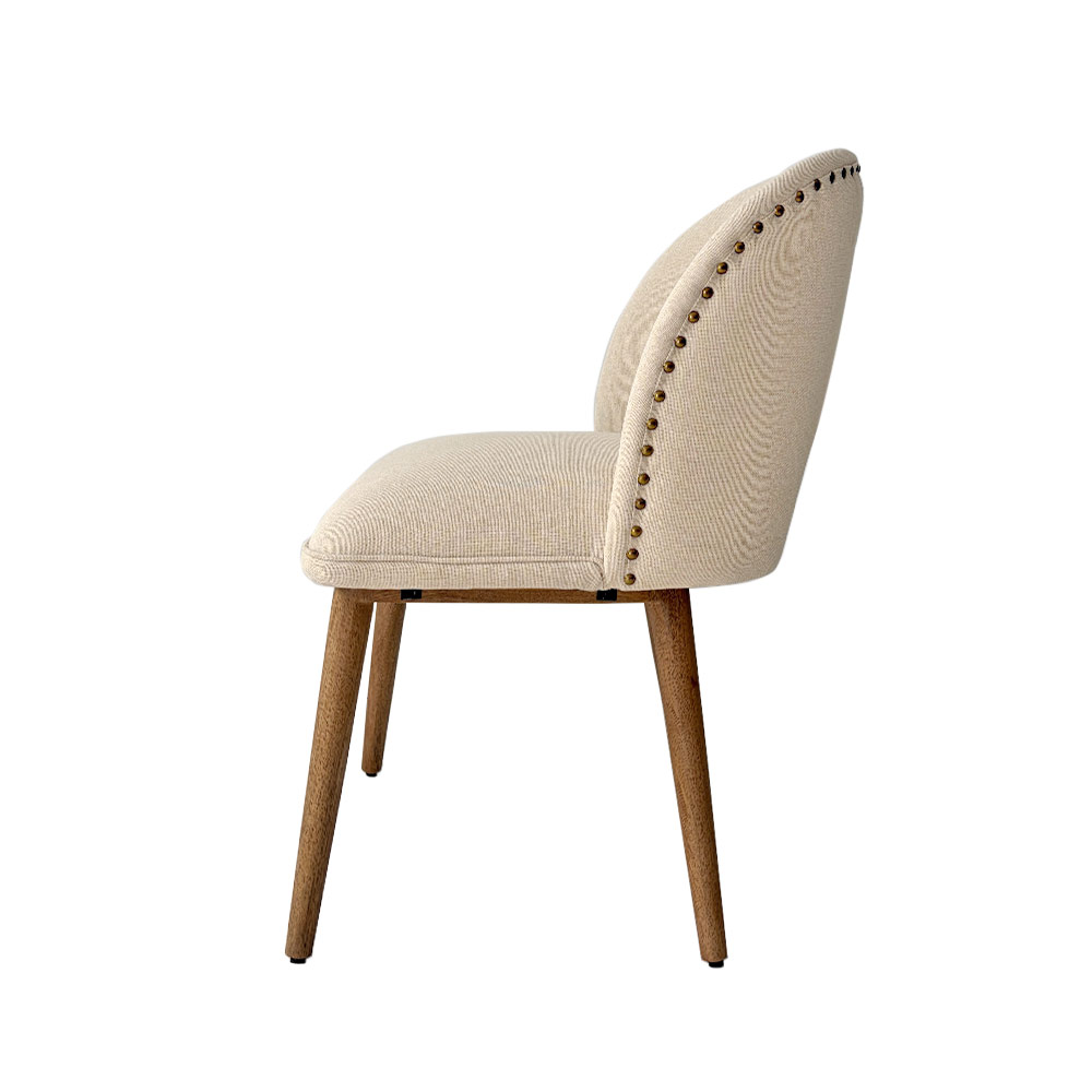 HALO DINING CHAIR, CREAM