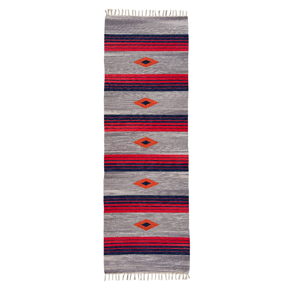 STRIPE RUNNER KELIM, BLUE