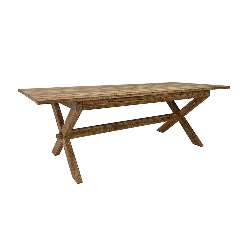 RECYCLED TEAK FARM TABLE