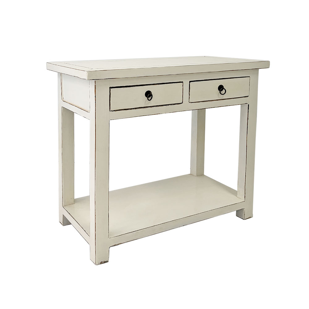 LILY CHINA MINI CONSOLE, WHITE