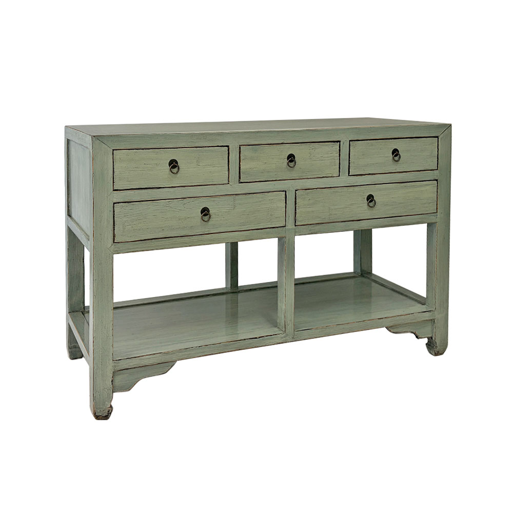 CHINA CONSOLE, ICE BLUE