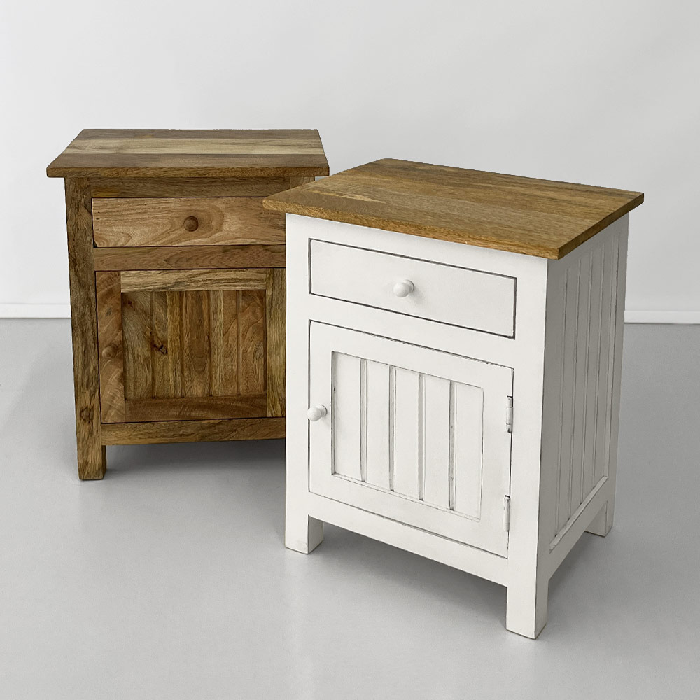 ASPRO BEDSDE CABINET, WHITE