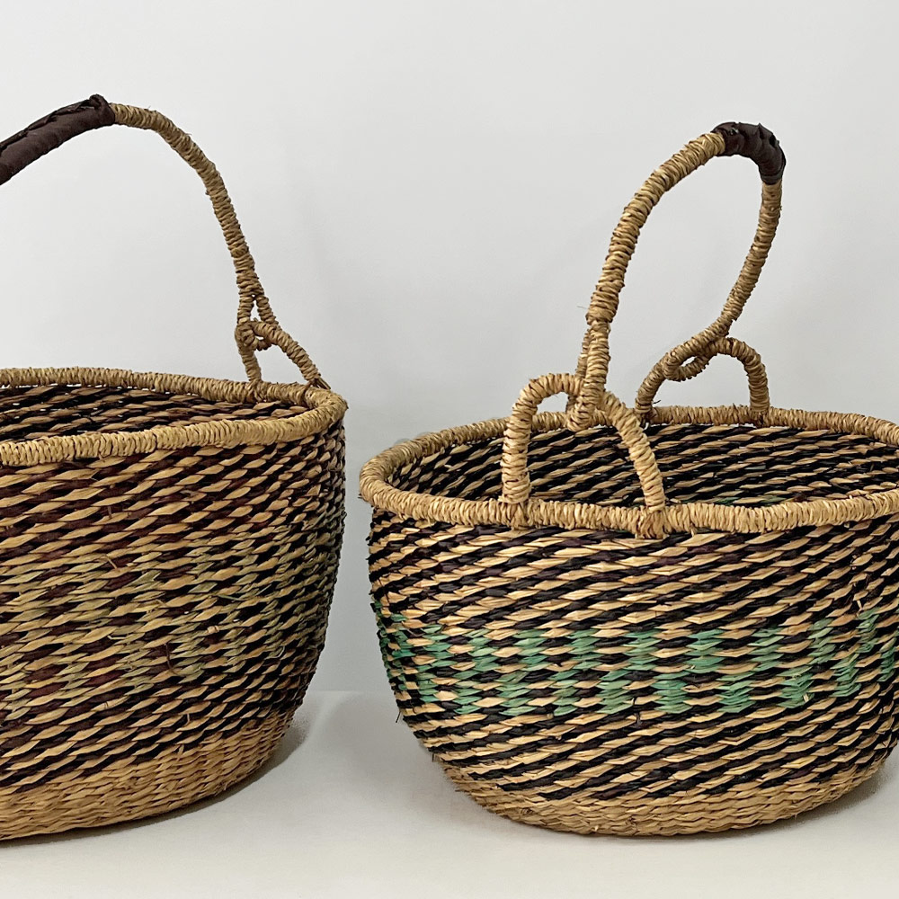 BOLGA ROUND BASKET, MEDIUM