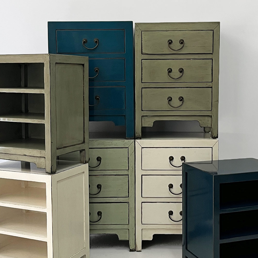 LAYLA CHINA BEDSIDE, GREY