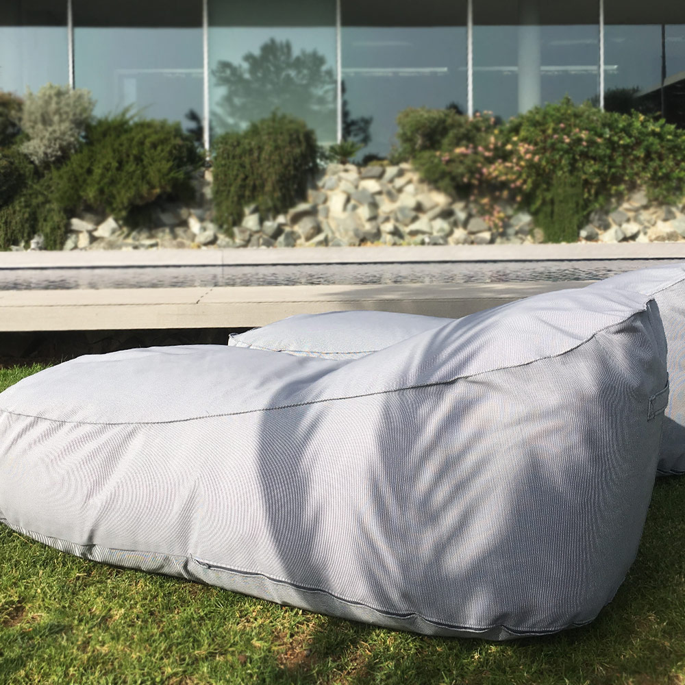 KOSMO POUF, LIGHT GREY 