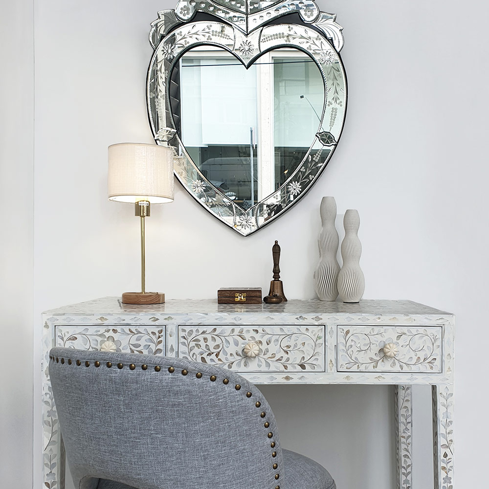 HEART VENETIAN STYLE MIRROR