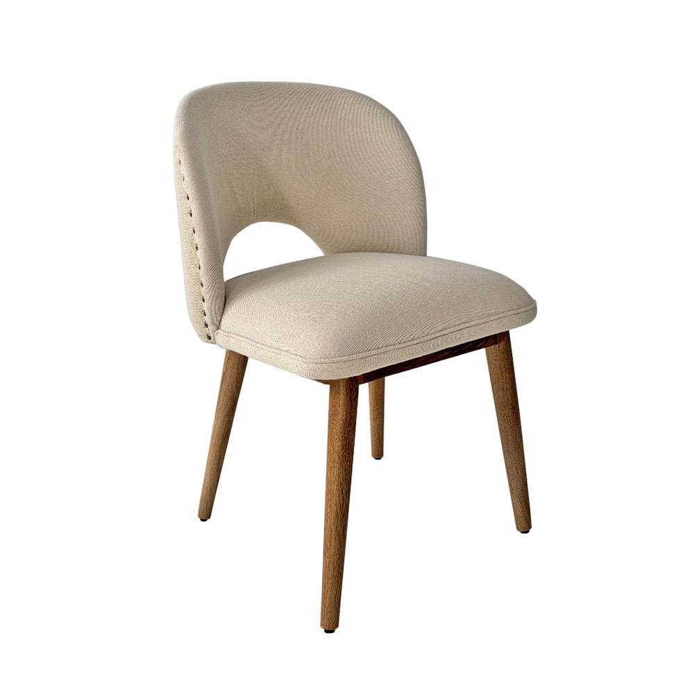 HALO DINING CHAIR, CREAM