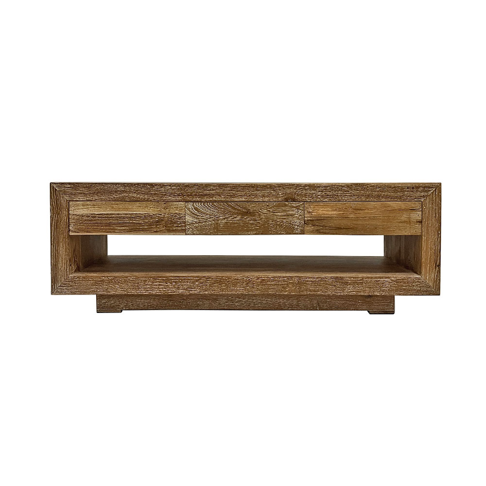 RECYCLED TEAK TV CONSOLE