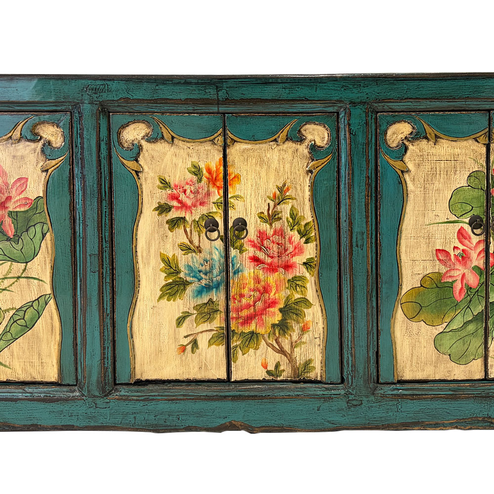 CHINA FLORAL SIDEBOARD, FLOWERS