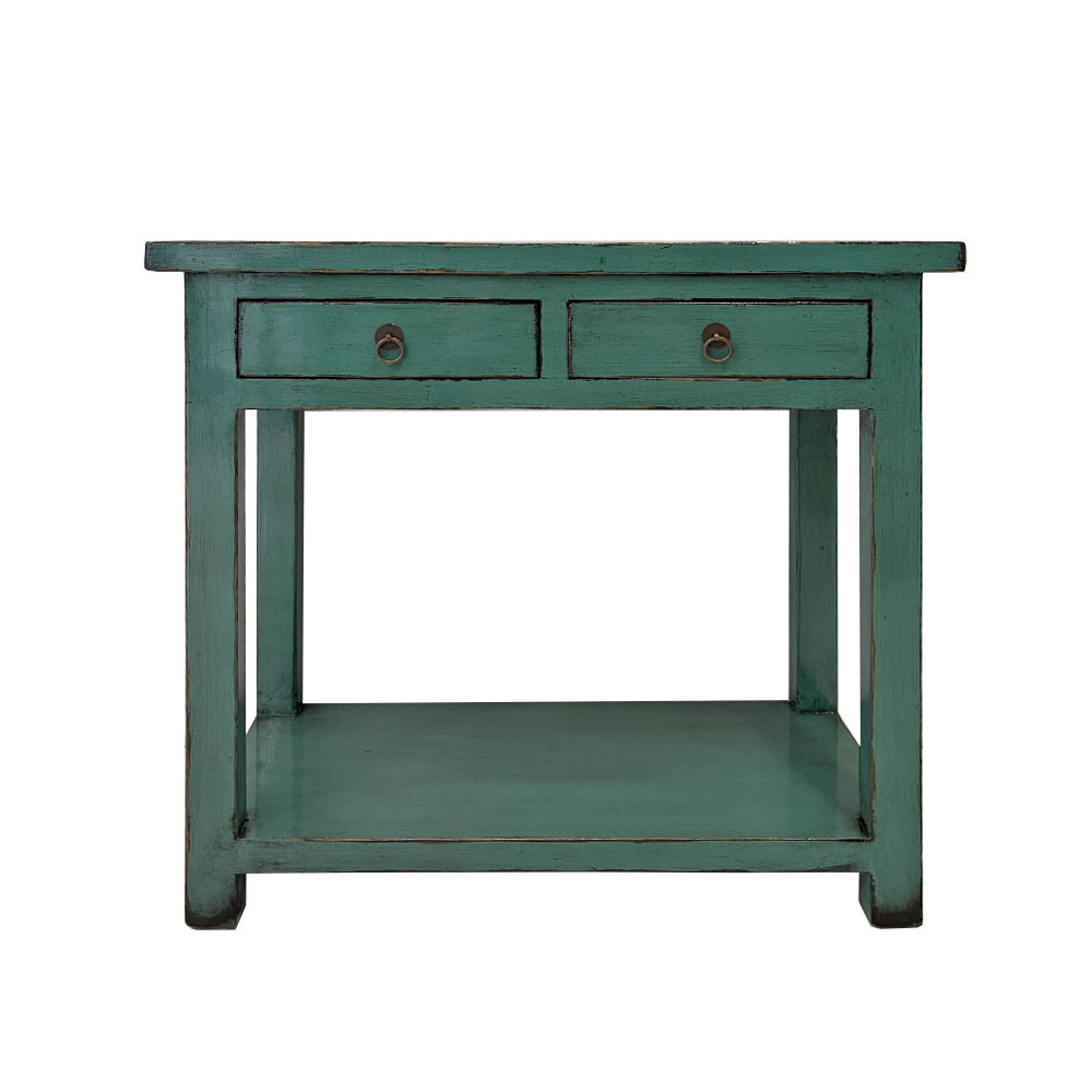LILY CHINA MINI CONSOLE, TEAL