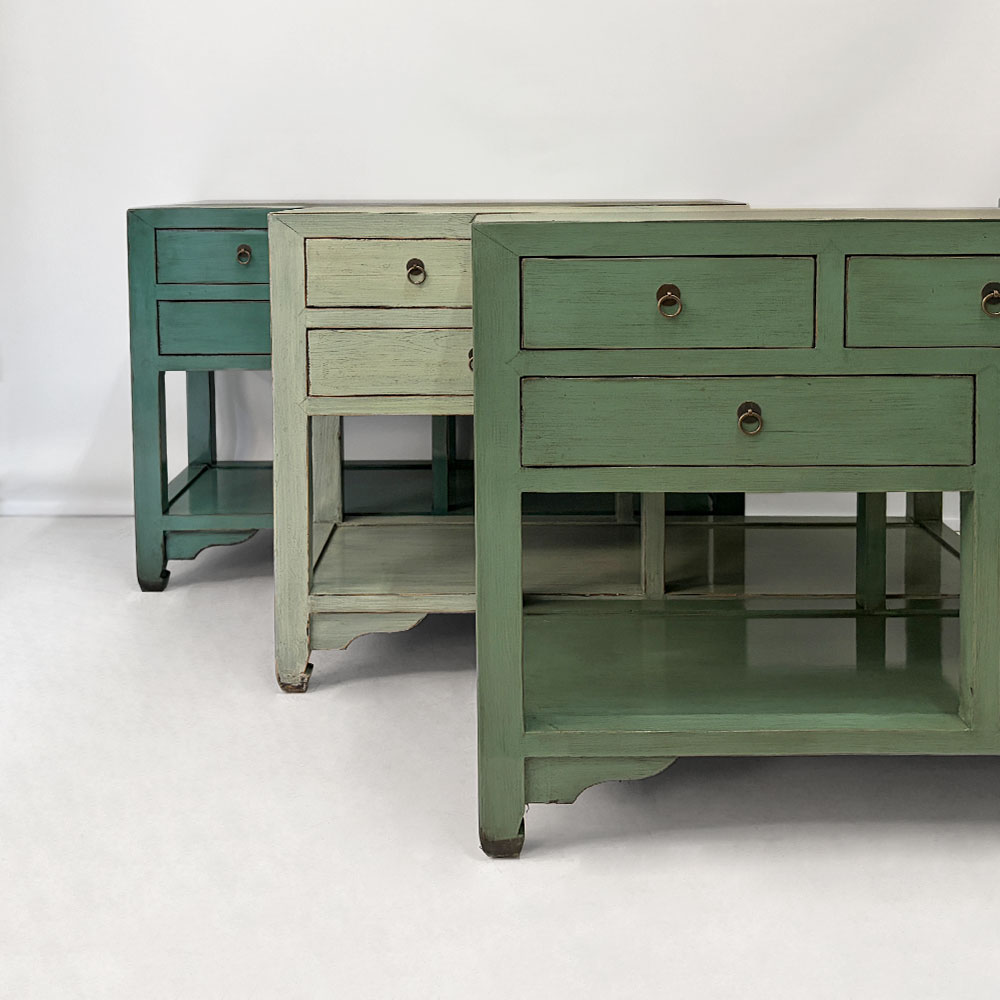 CHINA CONSOLE, ICE BLUE