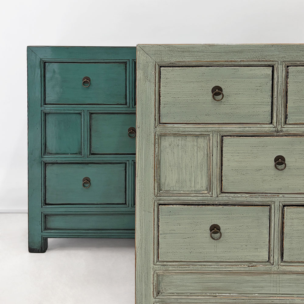 CHINA CHEST, ICE BLUE