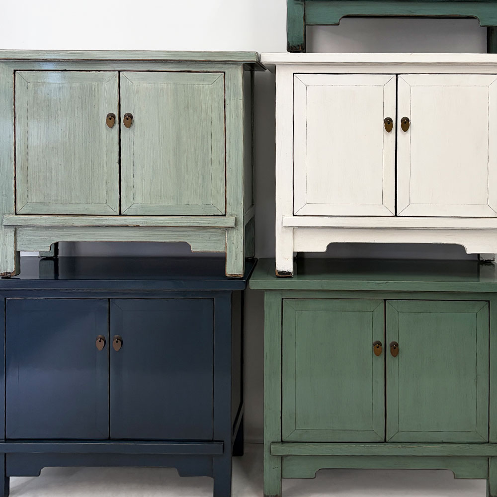 CHINA CABINET, DARK BLUE