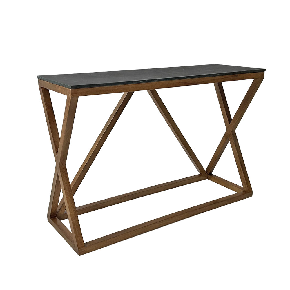 LOREN CONSOLE WITH BLACK MARBLE LOREN CONSOLE WITH BLACK MARBLE