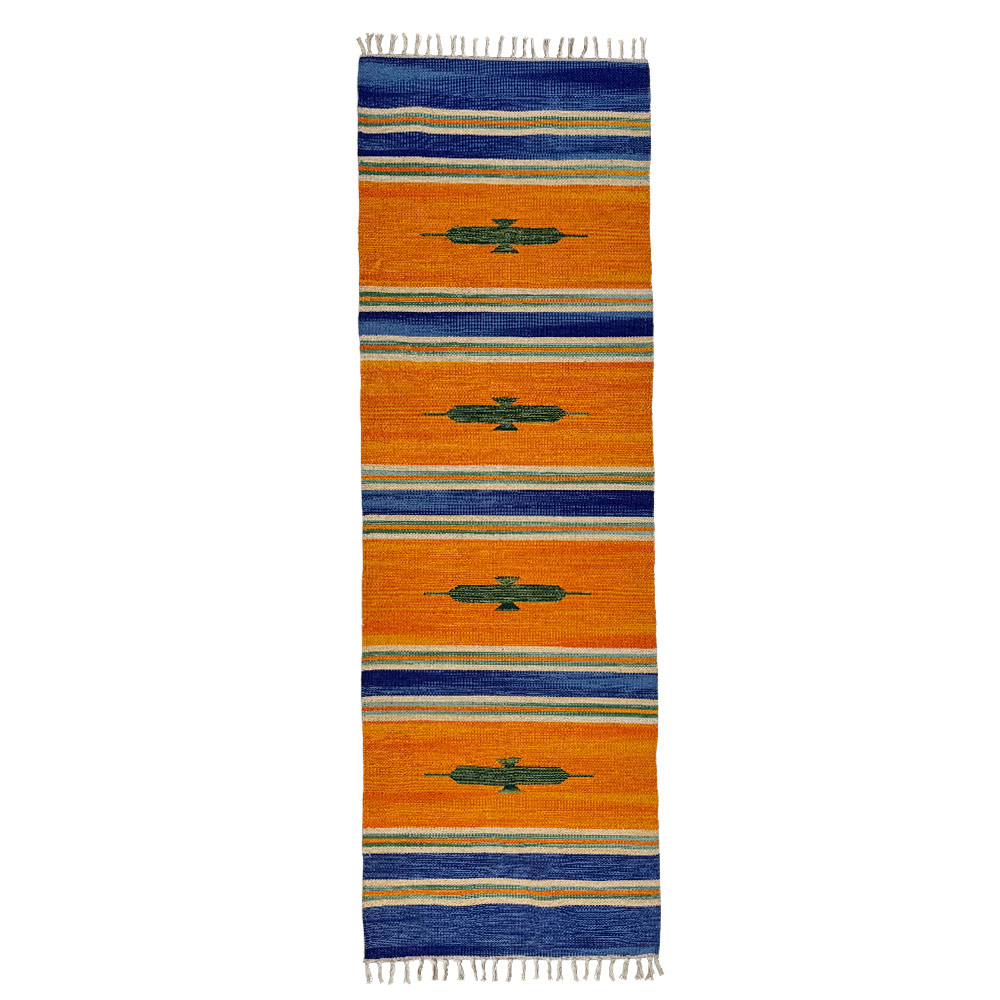STRIPE RUNNER KELIM, ORANGE STRIPE RUNNER KELIM, ORANGE