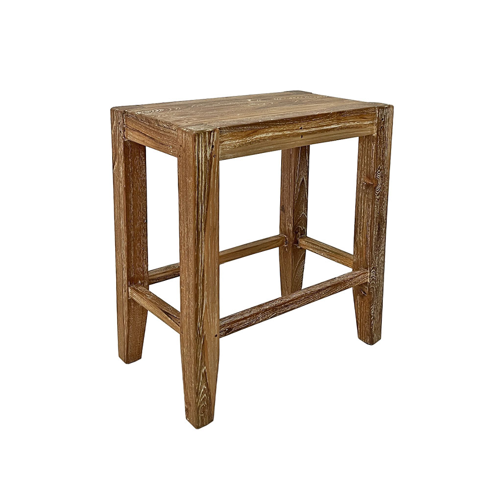 RECYCLED TEAK STOOL RECYCLED TEAK STOOL