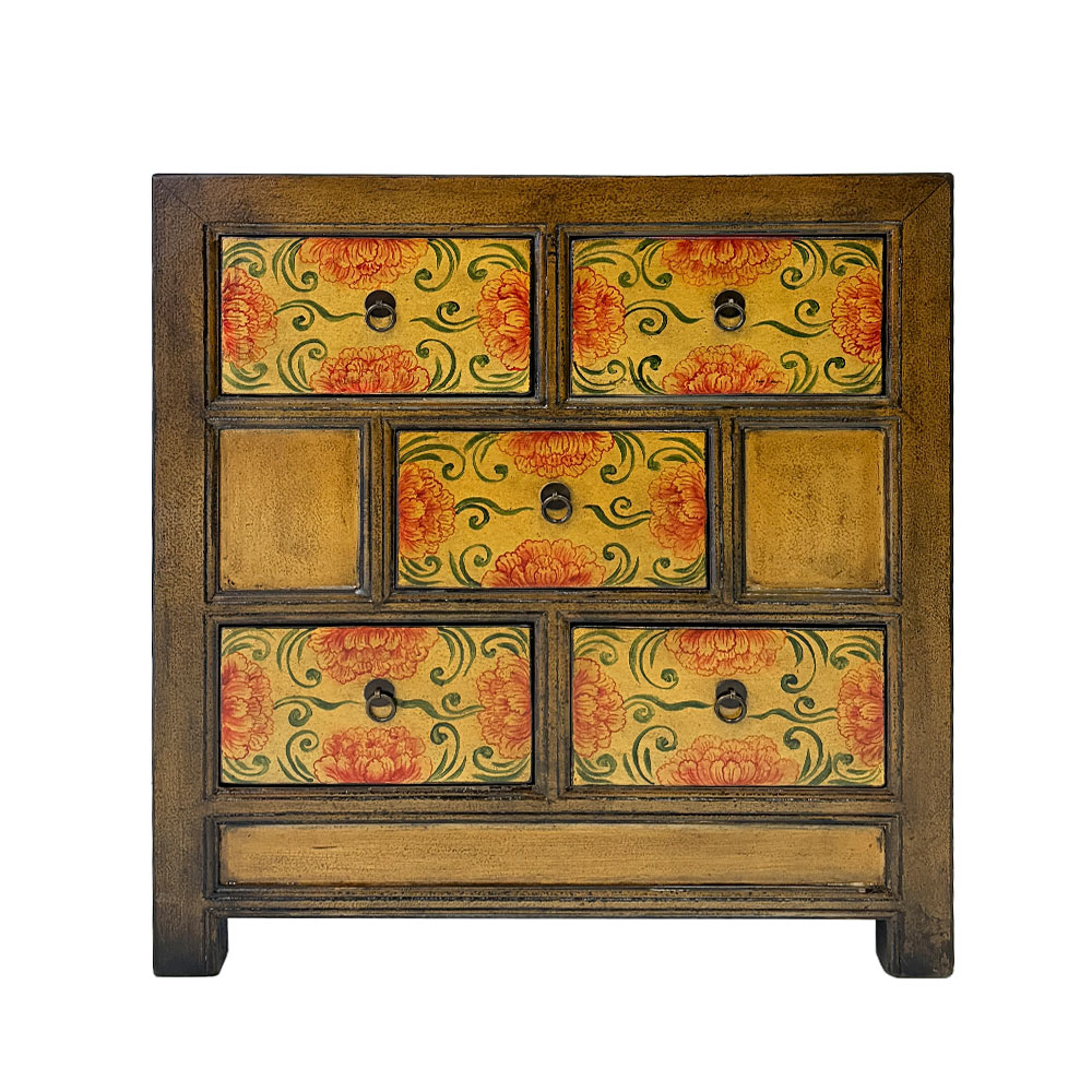 CHINA CHEST, MULTICOLOR CHINA CHEST, MULTICOLOR