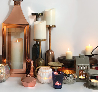 LAMPS & CANDLE HOLDERS