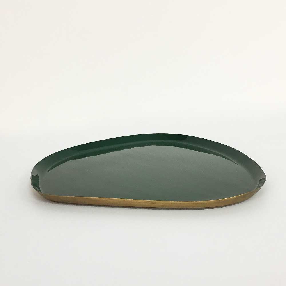 PEBBLE TRAY, EMERALD
