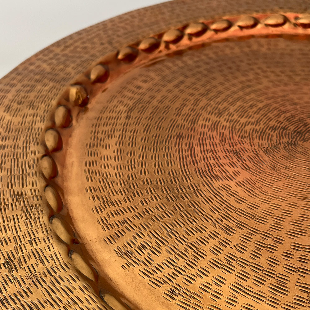 TRAY TABLE MEDIUM, COPPER FINISH