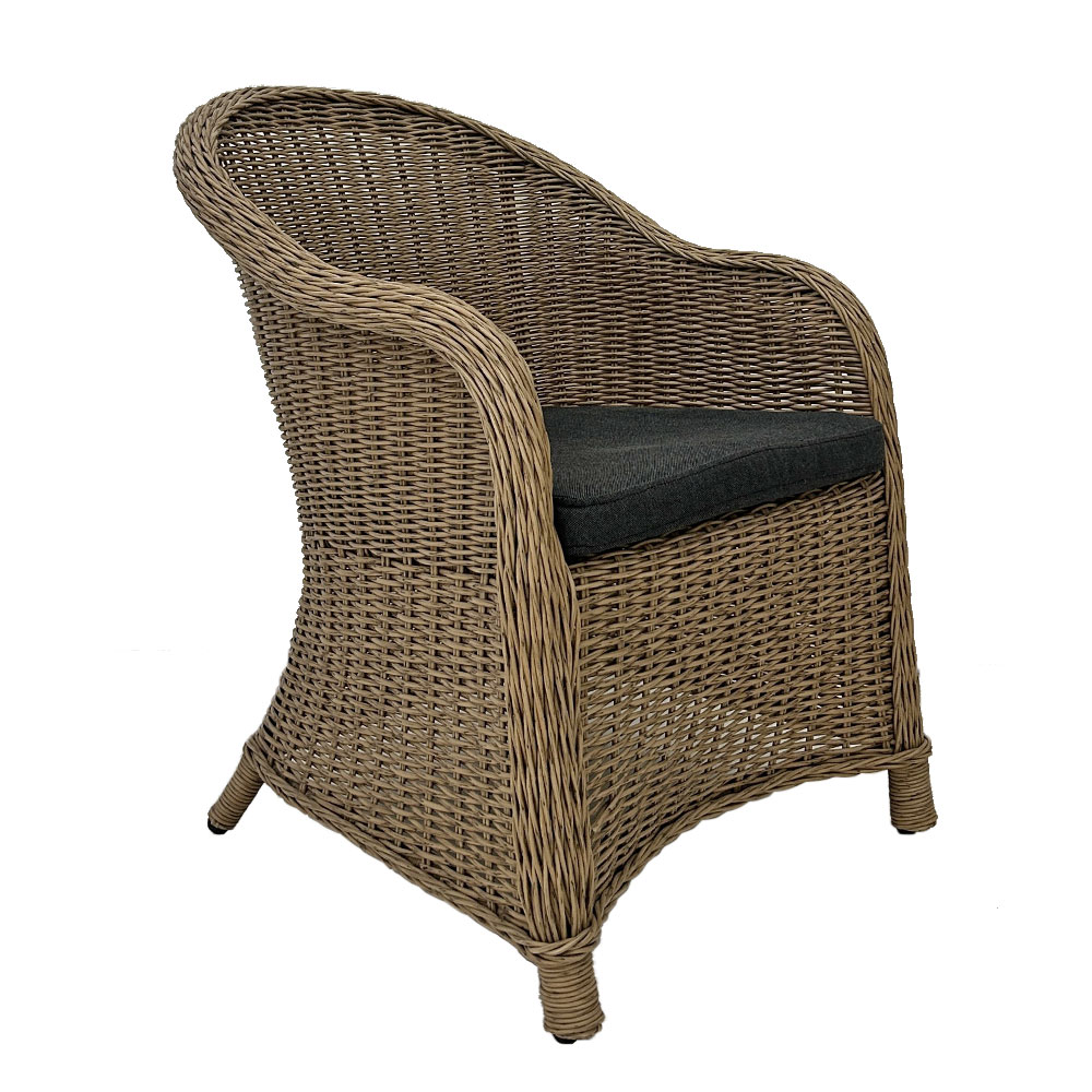 SUNDANCE RATTAN ARMCHAIR, LIGHT FINISH