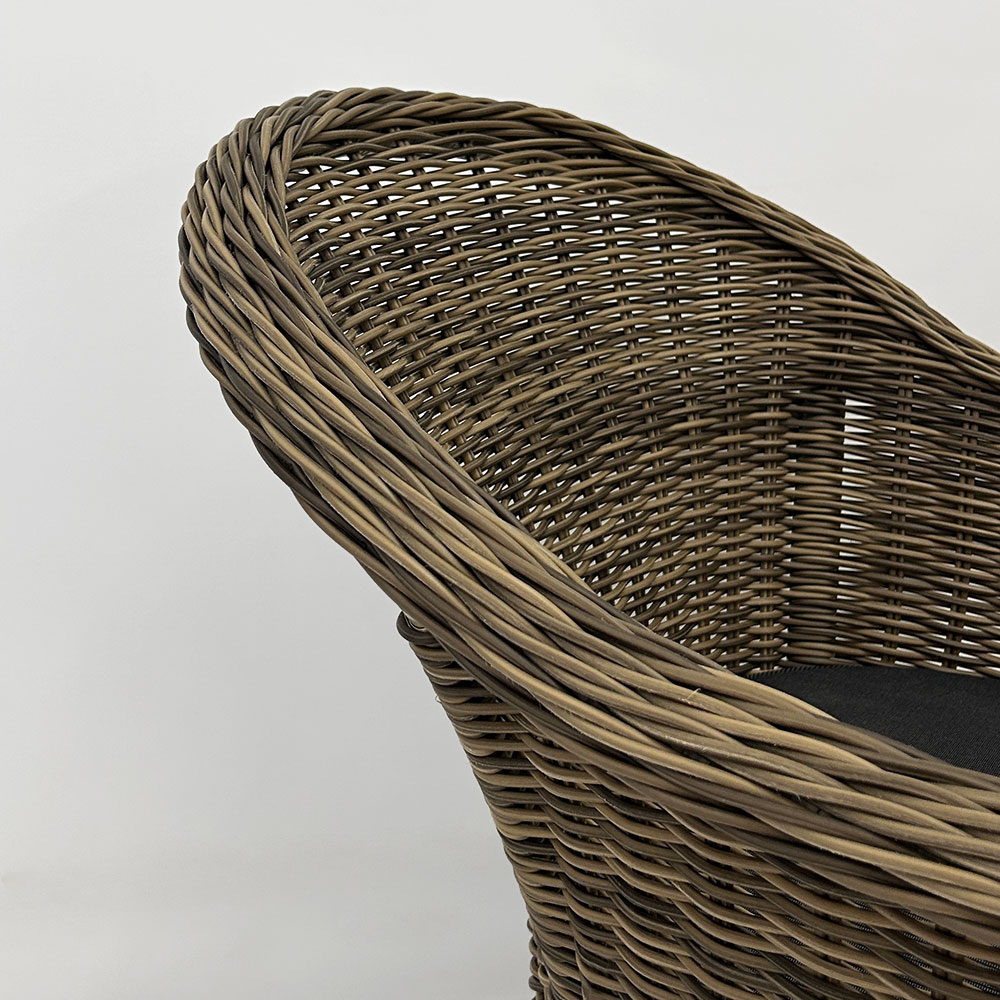 SUNDANCE RATTAN ARMCHAIR, DARK FINISH